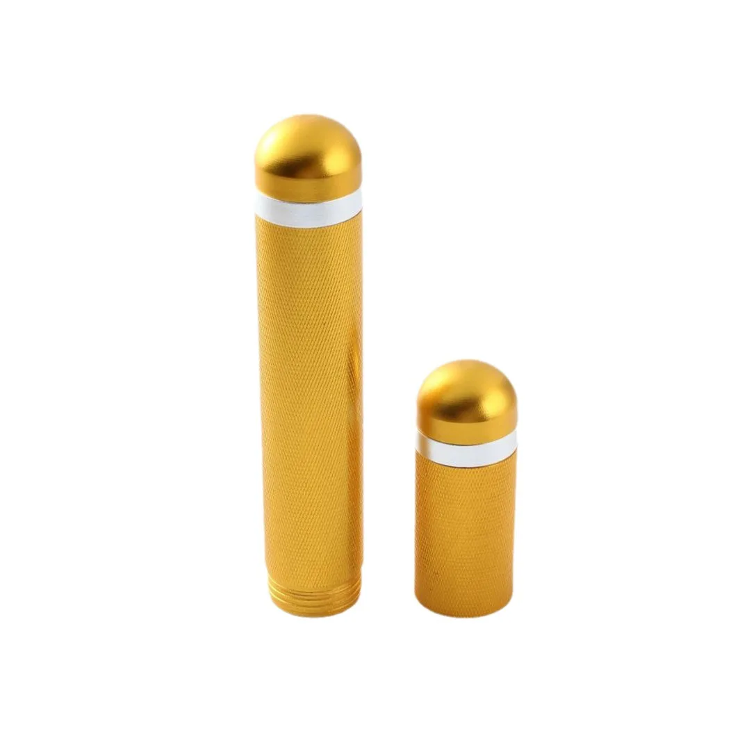 New Aluminum Cigar Tube Wholesale Elegant Cigar Holders Airtight Portable Travel Cigar Tubes