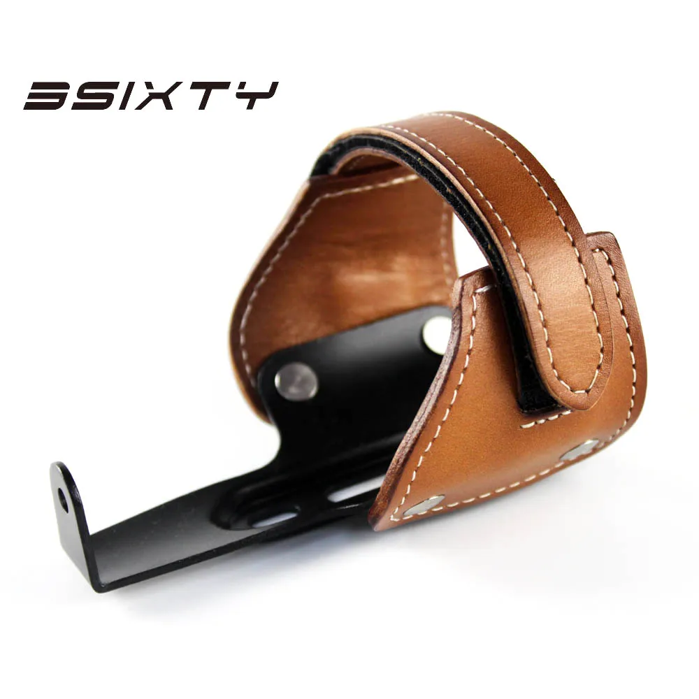  Genuine Leather Water Holder Bottle Cages for Road Bicycle & Brompton