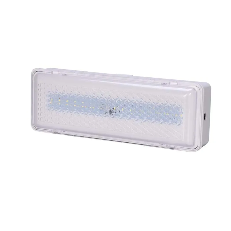 Long endurance emergency led light suitable for wall/ceiling surface mounted 16 pcs 5730 SMD LED rechargeable customization