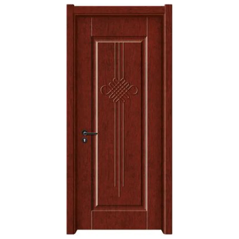 A modern Vietnamese style hotel room door with melamine