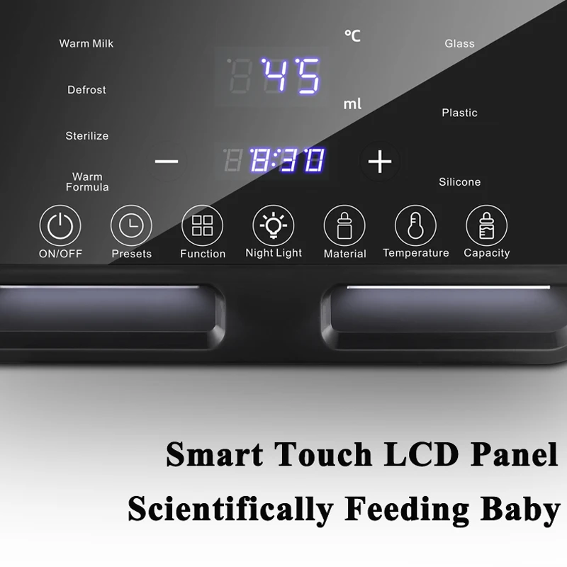 Best Baby Must Haves Fast Heating 48 Hours Thermostat 9-in-1 Portable Baby Bottle Warmer Steam Sterilizer