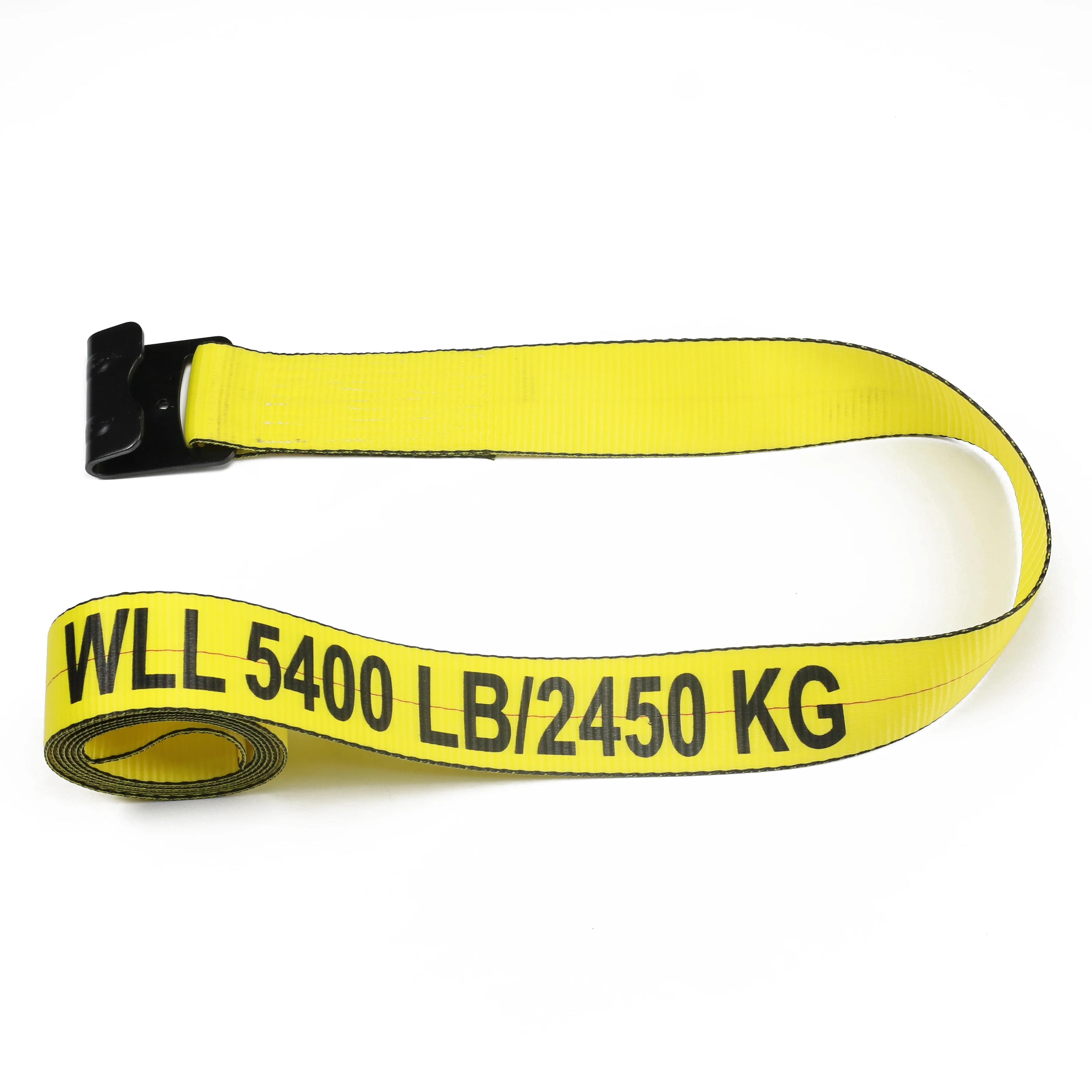 4' 30ft Heavy Duty Flatbed Truck Ratchet Straps 4 Inch Winch Straps Blue Winch Strap with Flat Hook