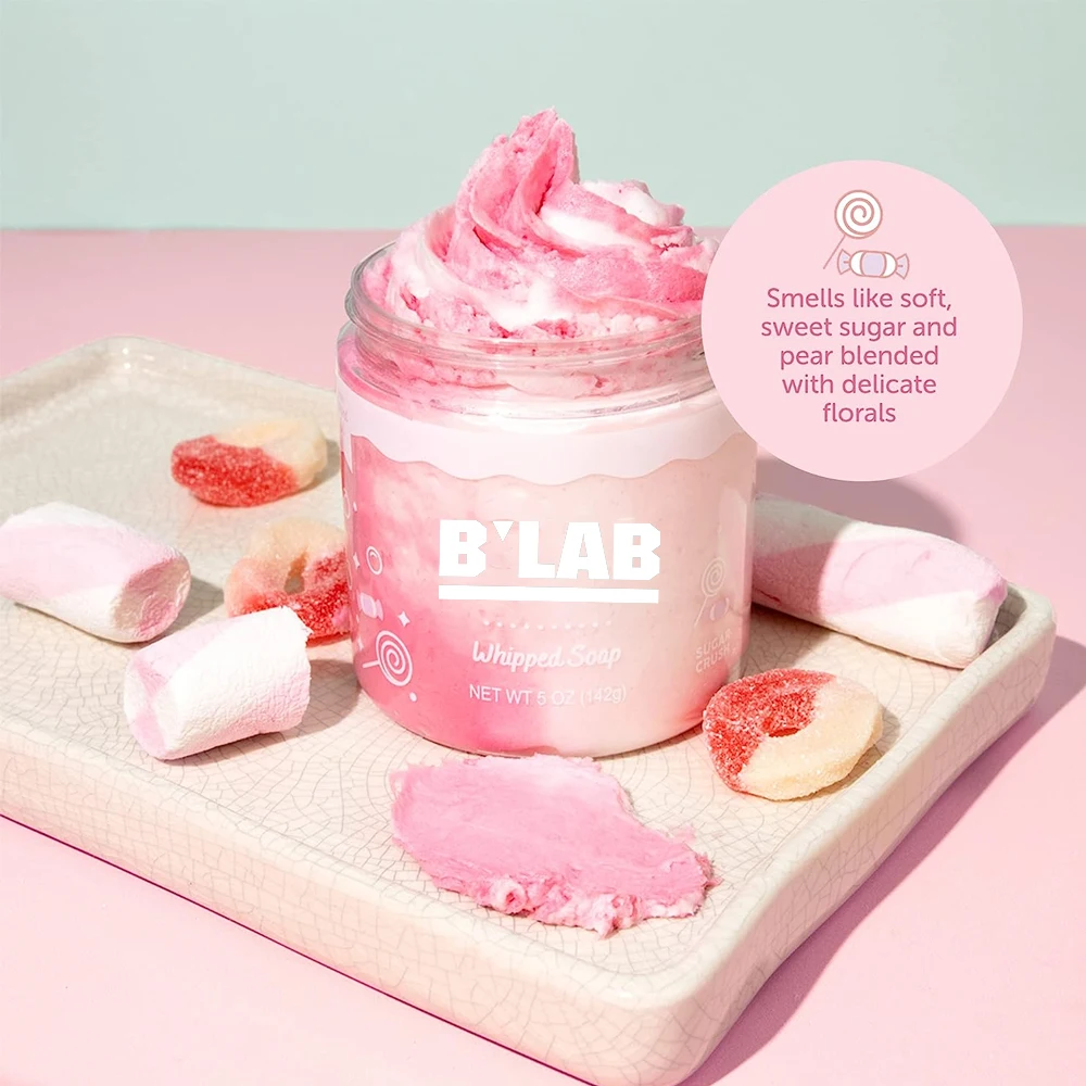 Private Label Natural and Vegan Lightening Shower Gel Moisturizing Body Scrub Bubble Whipped Soap
