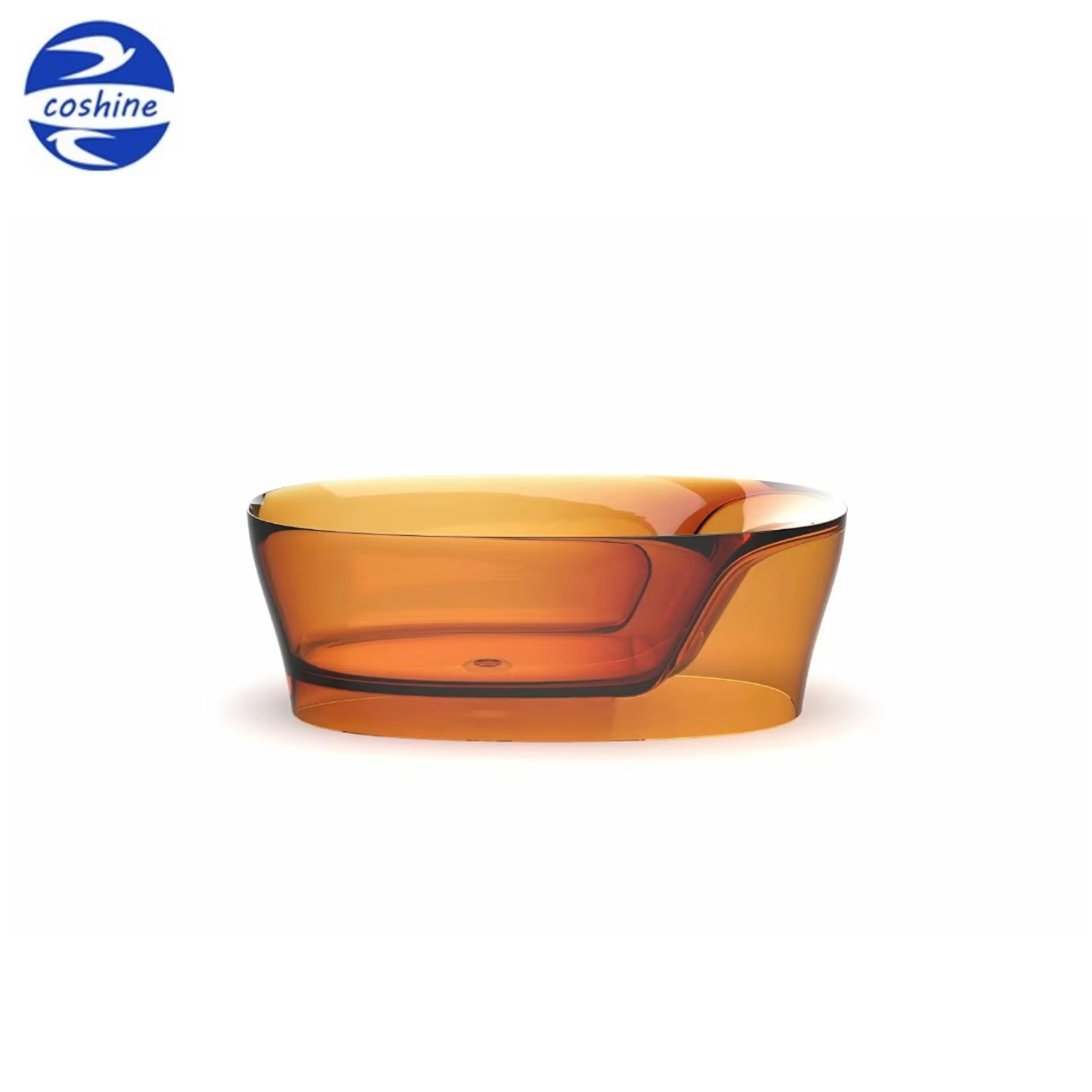 Factory Price High Quality Soaking Bathtub Transparent Resin Freestanding Bathtub Clear Bathtub Fashion Resin Bath Tub Tubs