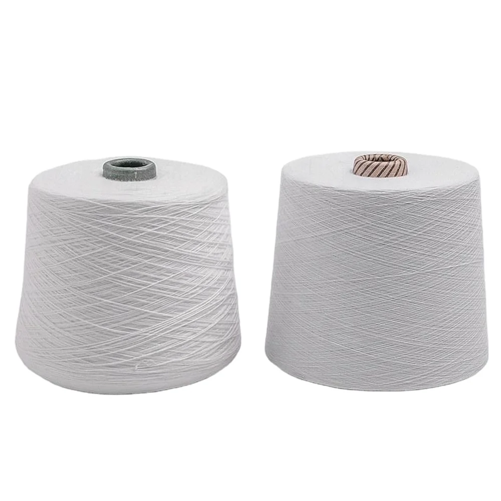 100% pure cotton raw material hand knitted yarn