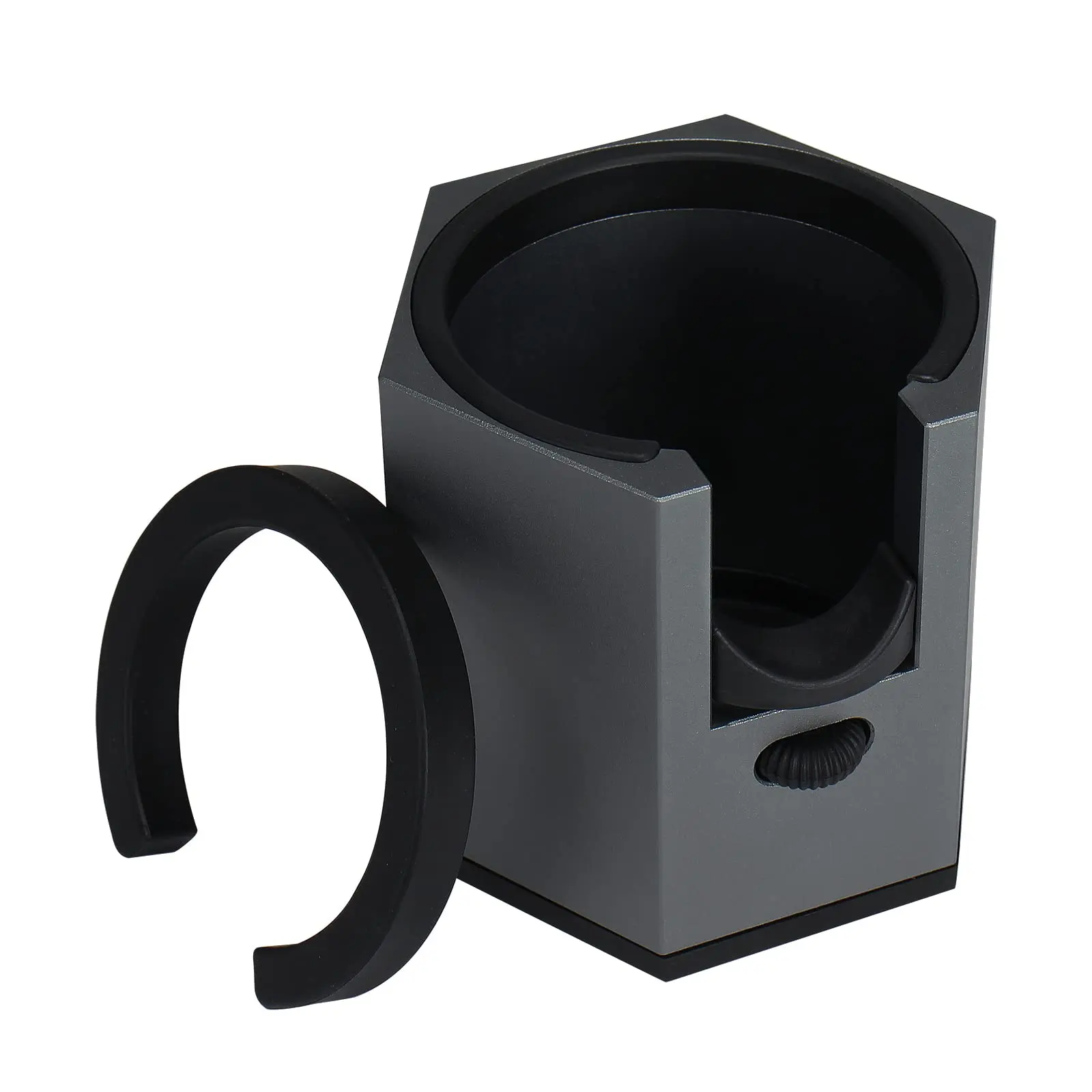 Aluminum Alloy Espresso Tamping Station 51mm 53mm Coffee Portafilter Holder with Non-slip Base