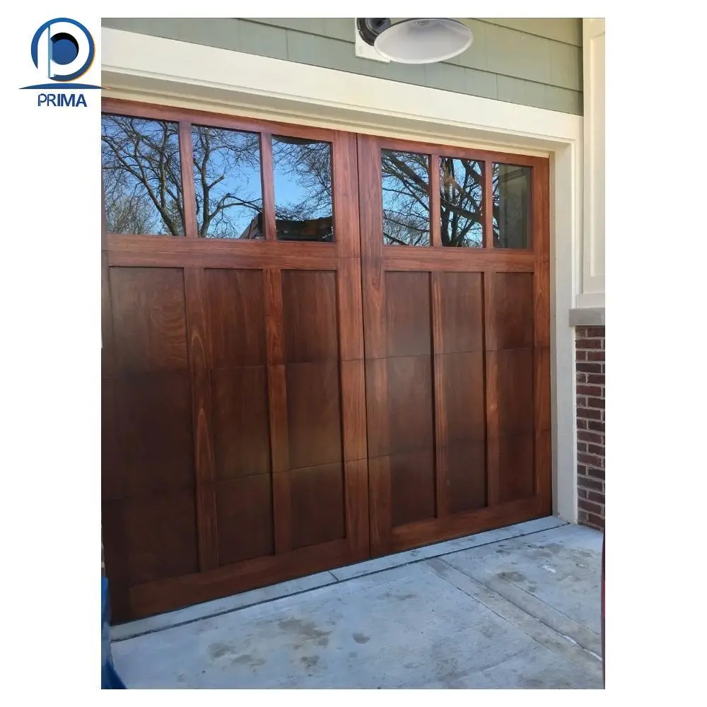 PRIMA Solid Wood Garage Doors Garage Automatic Door Garage Doors