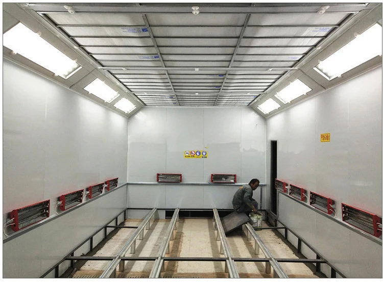 Customized Cheap Price Electric Heat Spray Booth Heating Box Automotive Spray Cabin Room For Car Painting
