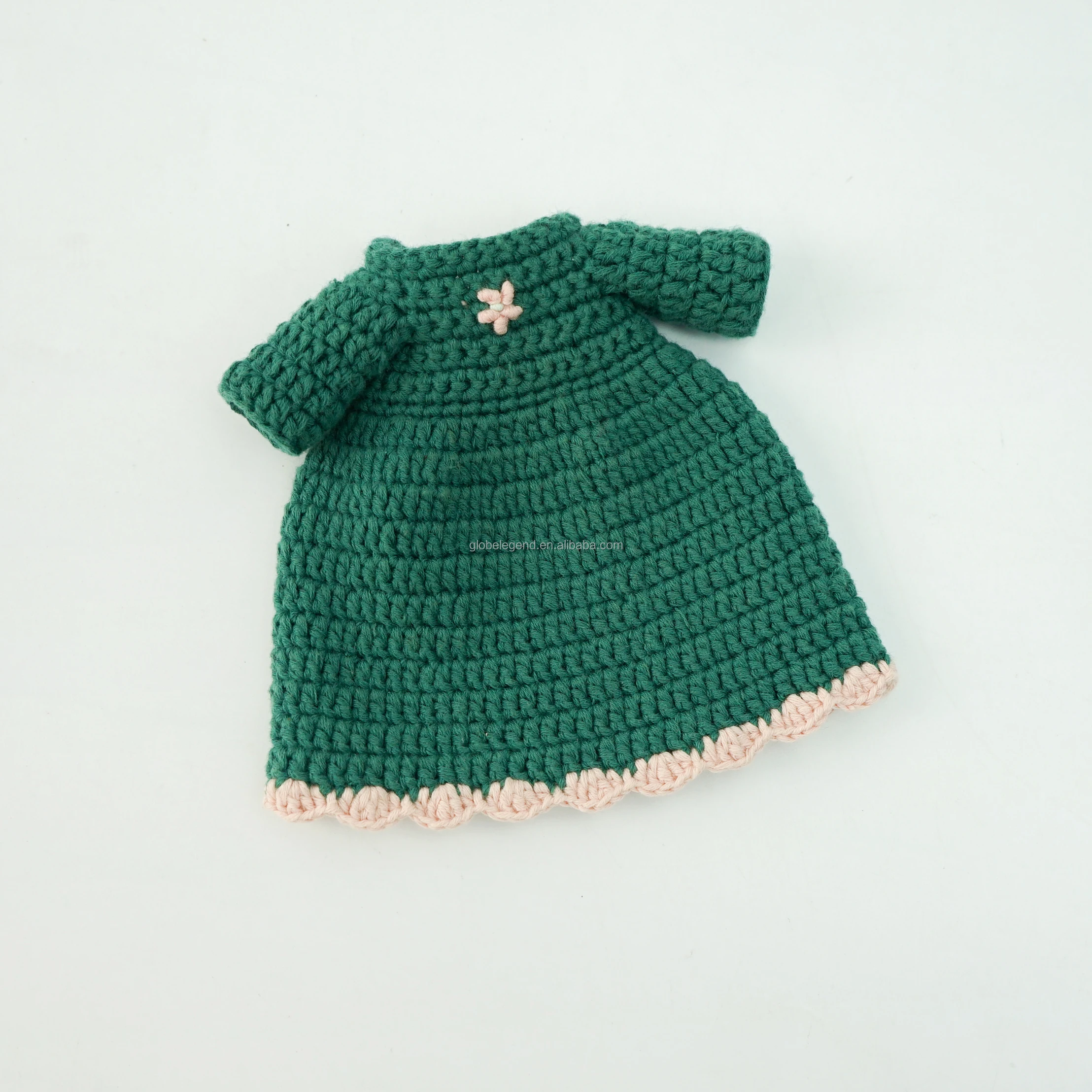 Lovely Little Girl Amigurumi Crochet Toys Dolls Patches crochet doll handmade muslim doll