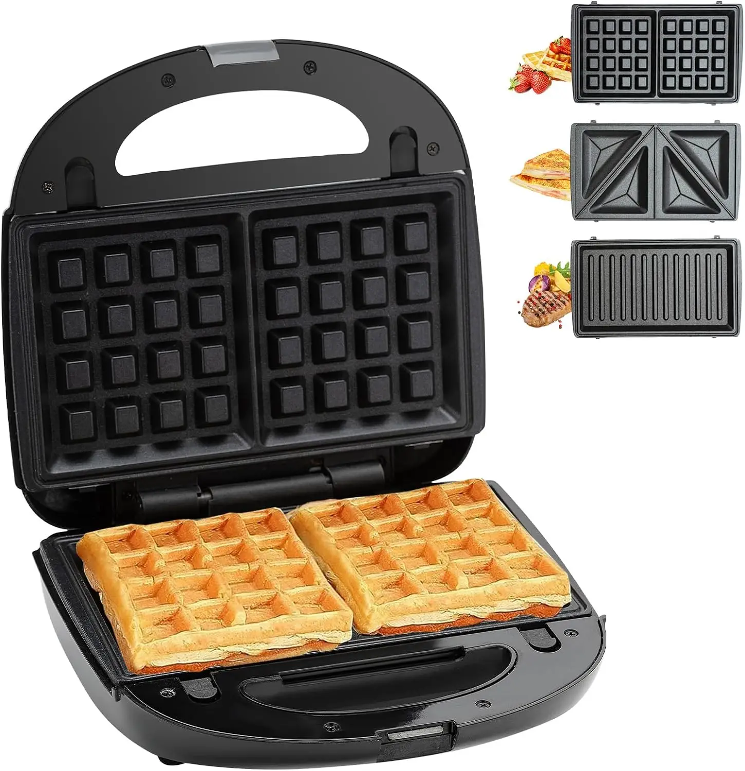 3 in 1 One Key Operation classic sandwich maker breakfast toaster waffle toster sandwich maker