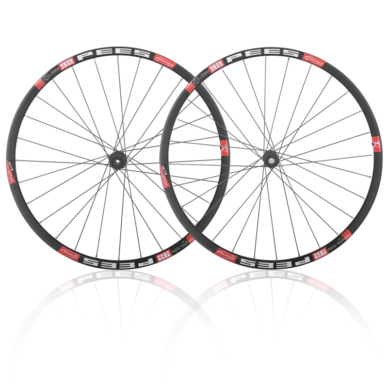 quick shipping RUJIXU MTB high strengthDT 60t ratched HUB central locking disc brake wheel set Double aluminum alloy wheel set