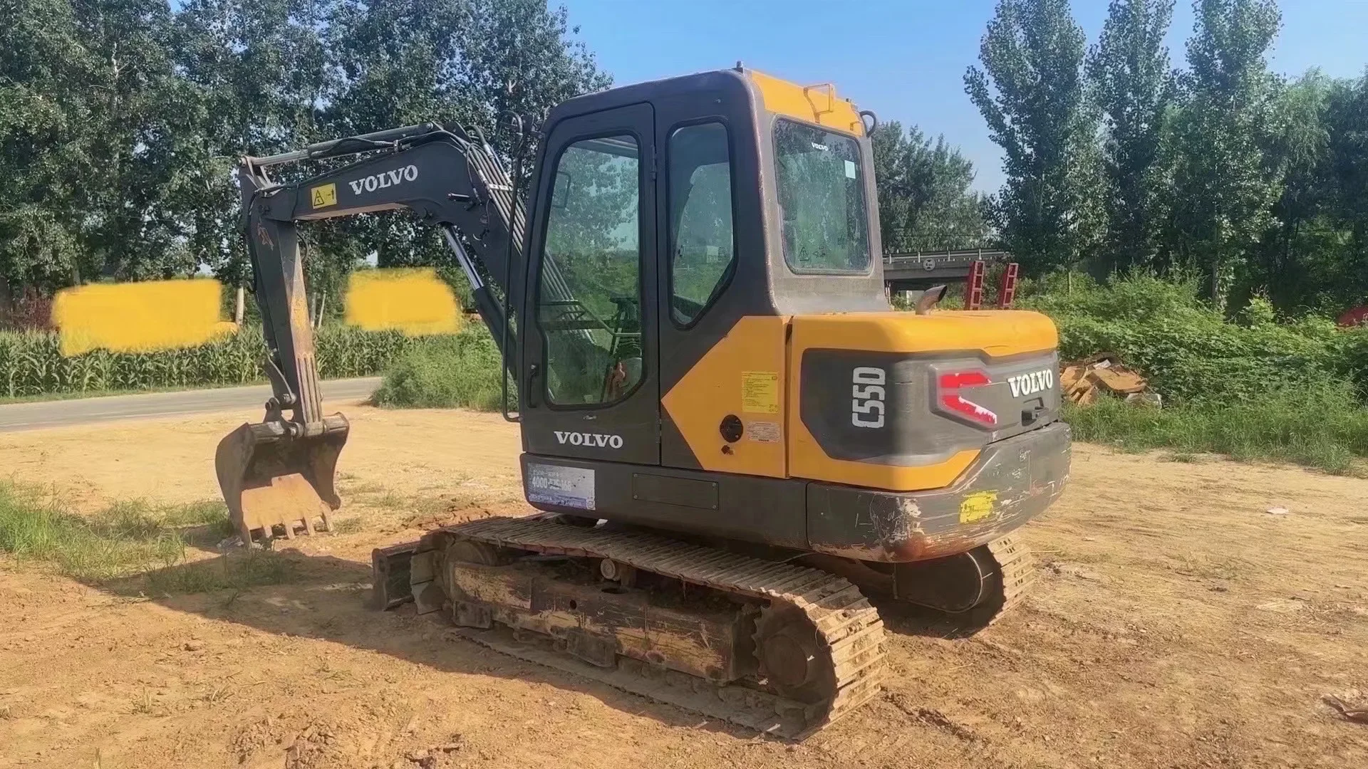 volvo Old Cheap Hydraulic Mini Korea Used Excavator Volvo EC55D For Sale
