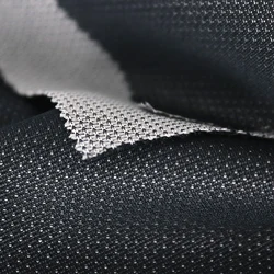 Polyester Lightweight Two Tone Double Circular Knit Textile Fabric For Garment Apparel Jacket Interior Speaker Acoustic Stereo