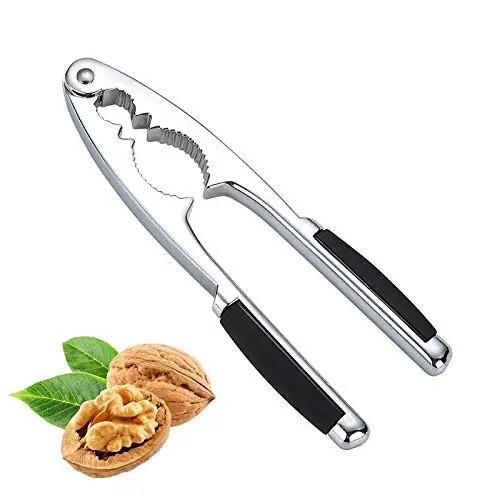 Seafood Sheller Walnut Cracker Opener Plier Chestnut Clip Stainless Steel Nutcracker for Gadgets