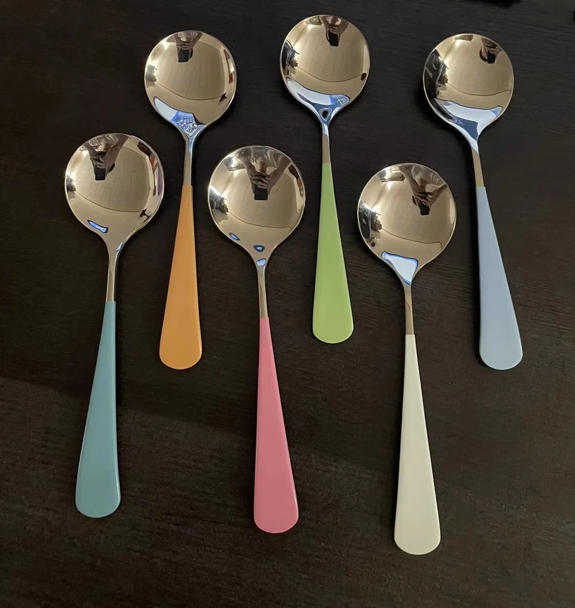 Wholesale Beautiful Metal Silverware Dinner Spoon And Fork Set School Mirror Stainless Steel Cutlery Kids Children Flatware Set