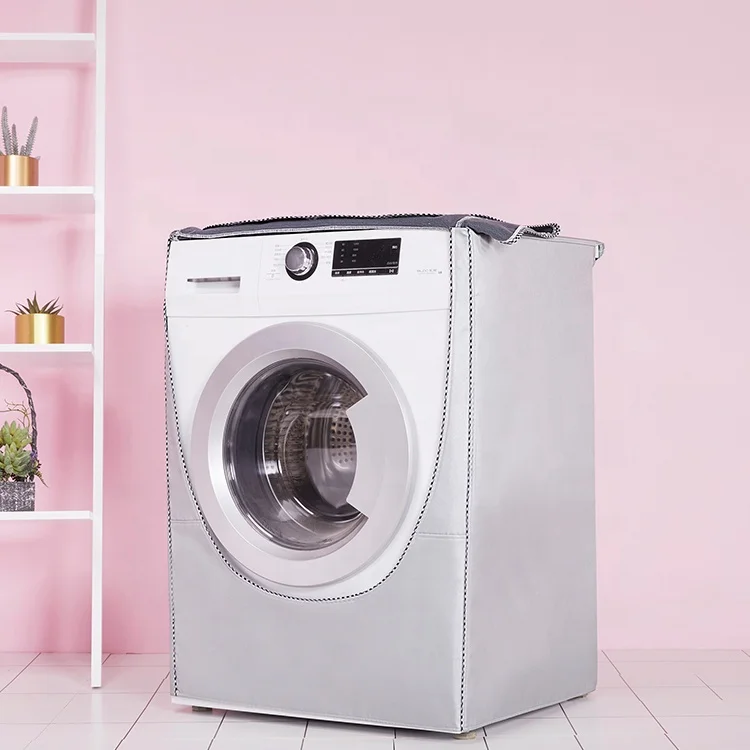 Однотонный водонепроницаемый пыленепроницаемый и солнцезащитный чехол для стиральной машины