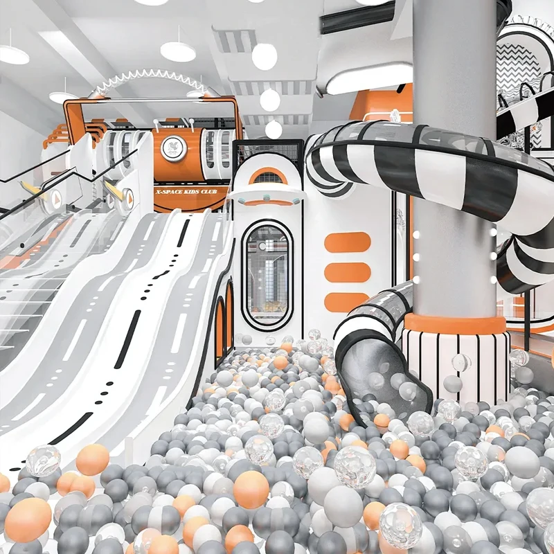 Super Wings Jungle Theme Sports Kids Wooden Air Playground Indoor Amusement Park Play Set