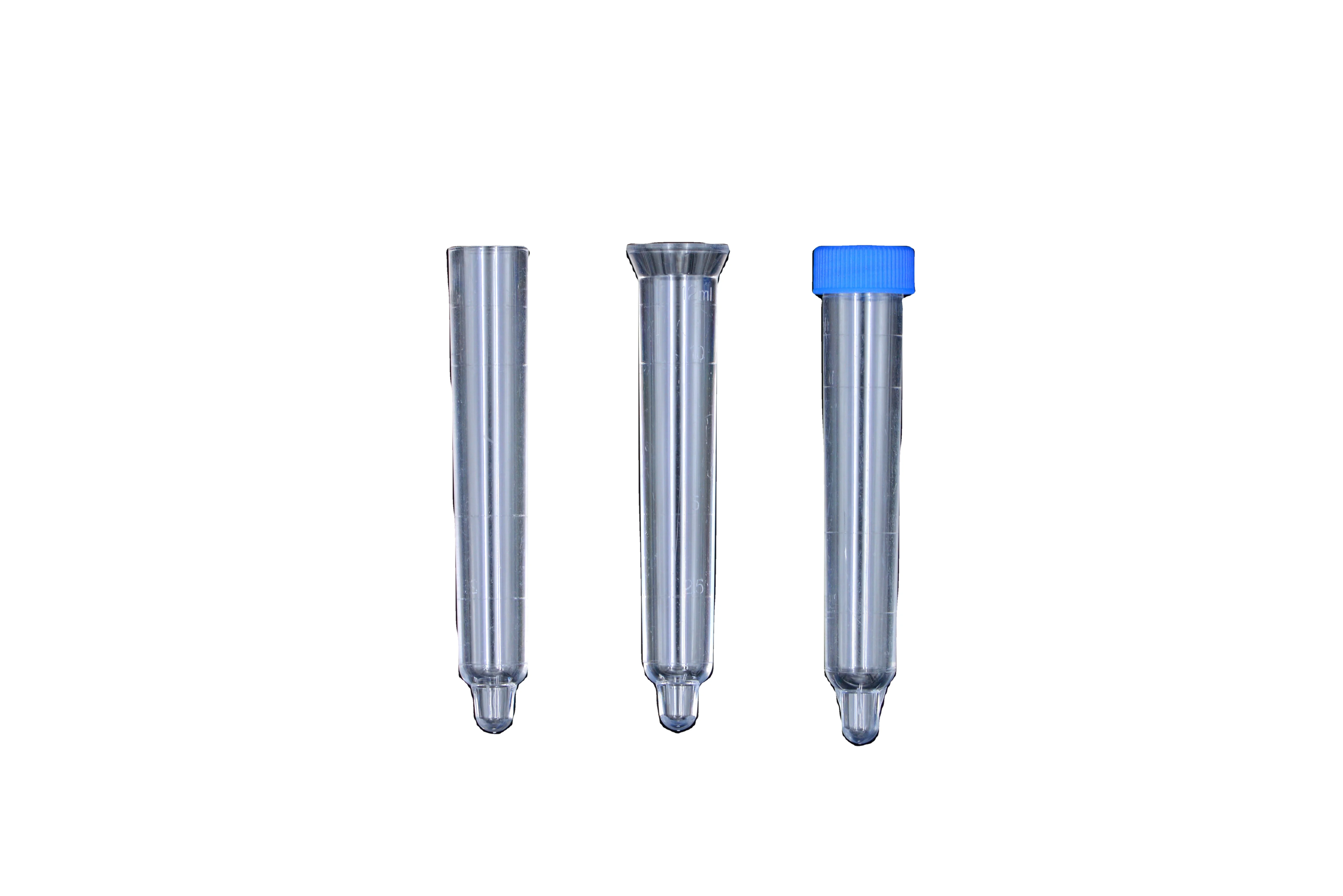 glass test tube with screw
