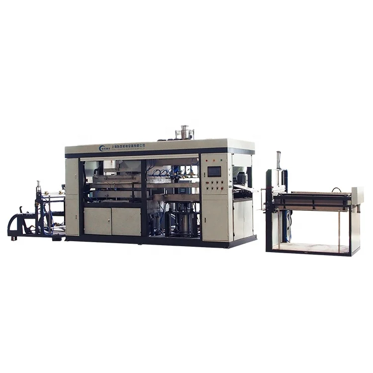 Mini full-automatic thermoforming packing machine for food packaging