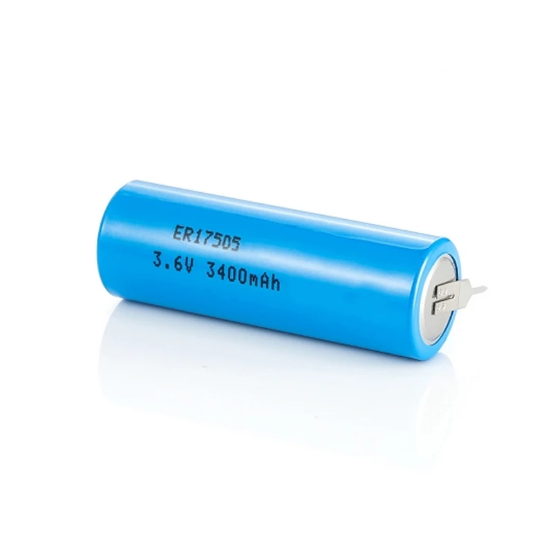 Customized OEM primary lithium battery 3.6V er17505 non-rechargeable battery with wire connector