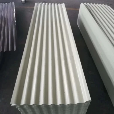 Metal Building Roofing Material 20 Gauge Bwg34 Gi Galvanized Colored Corrugated Steel Roofing Sheet