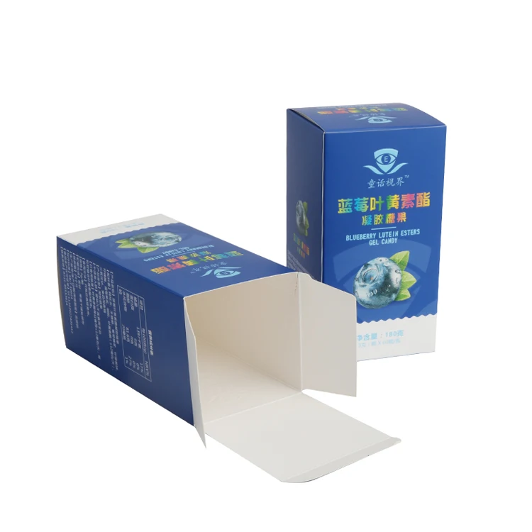 Custom fold Health Care Products Double plug box Packaging printing Medicine Paper Boxes