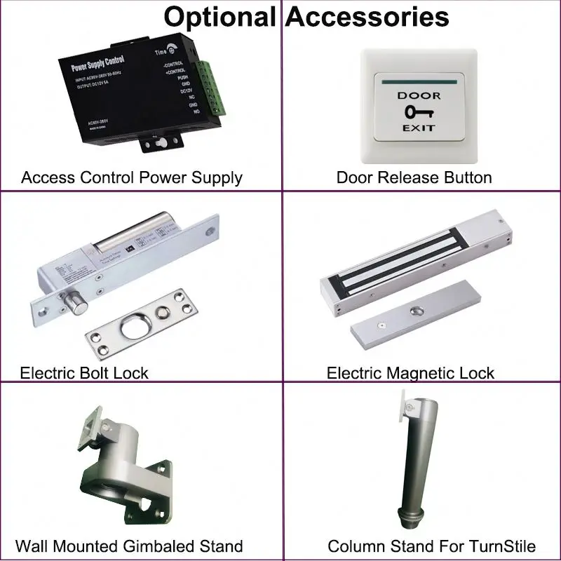 
Factory Low Price Hot Selling 7inch Dynamic Live facial recognition temperature detection time attendance access control system 