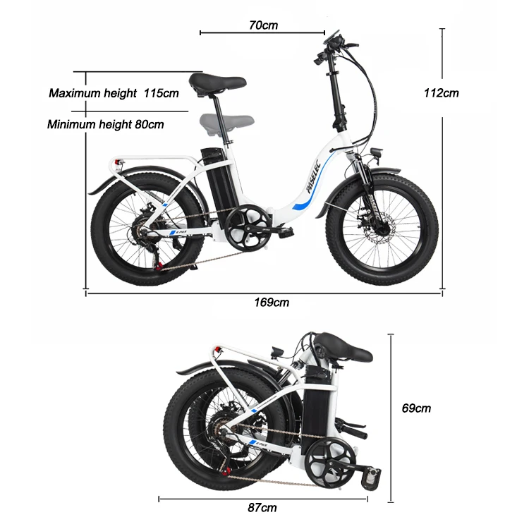 20X3.0 Bike Eu Poland Warehouse Stock Free Shipping 750w Electric Folding Fat Tire Bike City Bicycle
