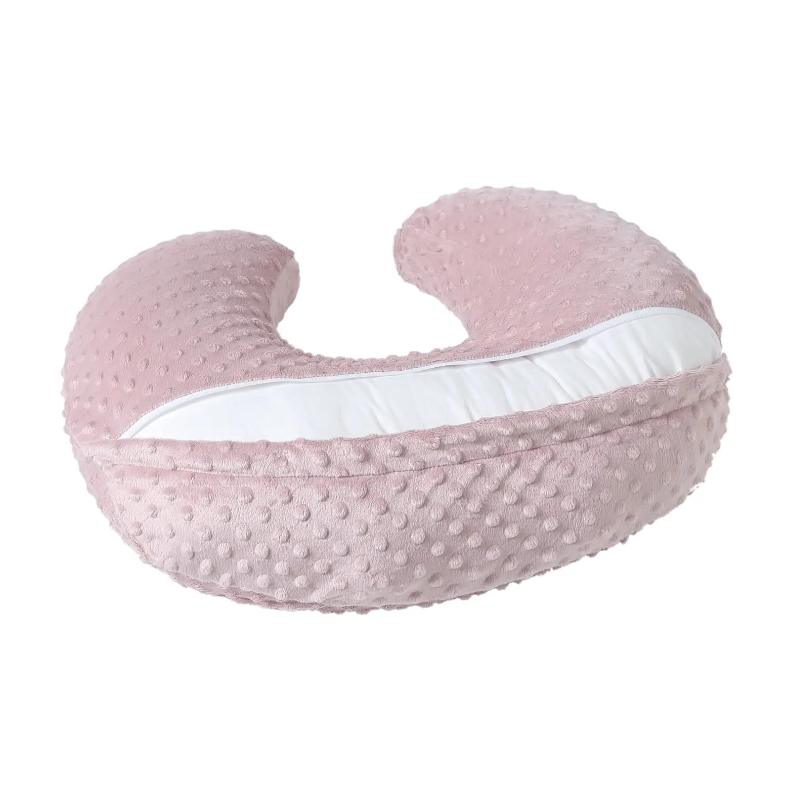 Feeding Pillow Newborn Baby Nursing Pillow Baby Breastfeeding Pillow With Solid color Minky Velvet Cover For Pregnant Women
