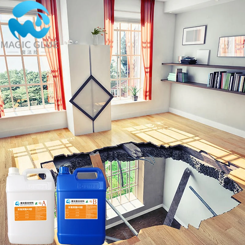 Modern design transparent epoxy 3d floor paint coating