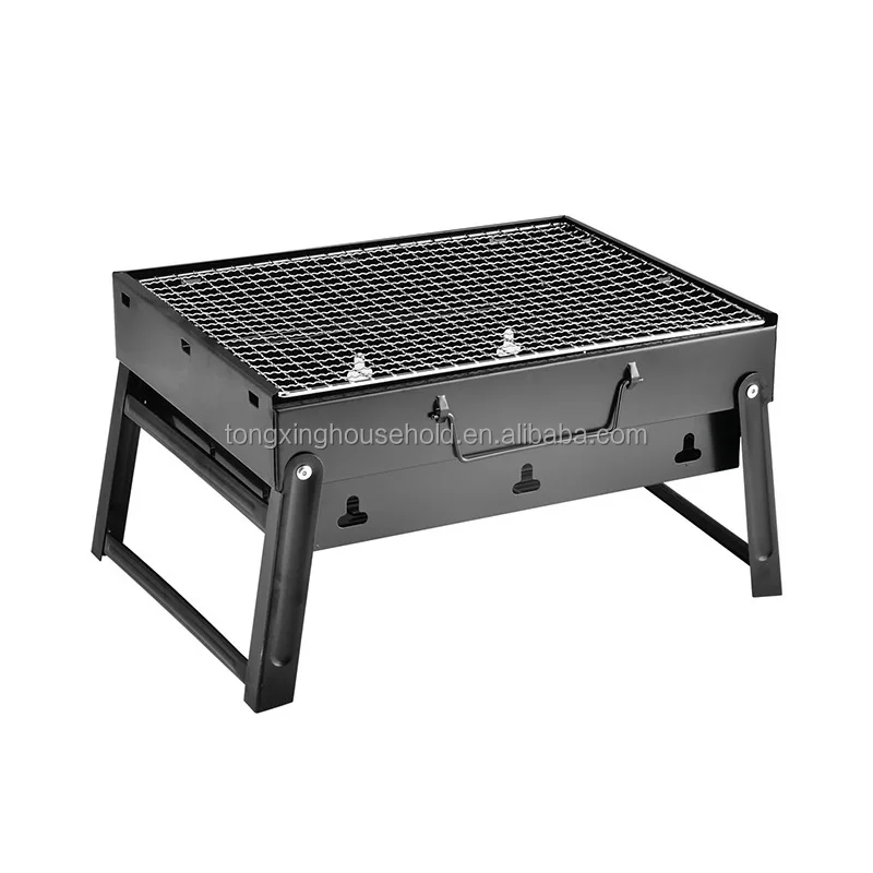 Уличный портативный металлический гриль для барбекю Charbroiler Hibachi, гриль для барбекю Yakitori, складной металлический сетчатый ящик для барбекю и угля