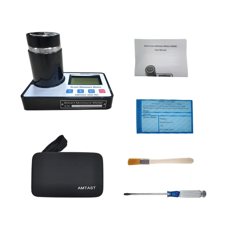Измеритель влажности зерна GM006 с цифровым дисплеем для кофейных зерен какао-зерен пшеницы кукурузы