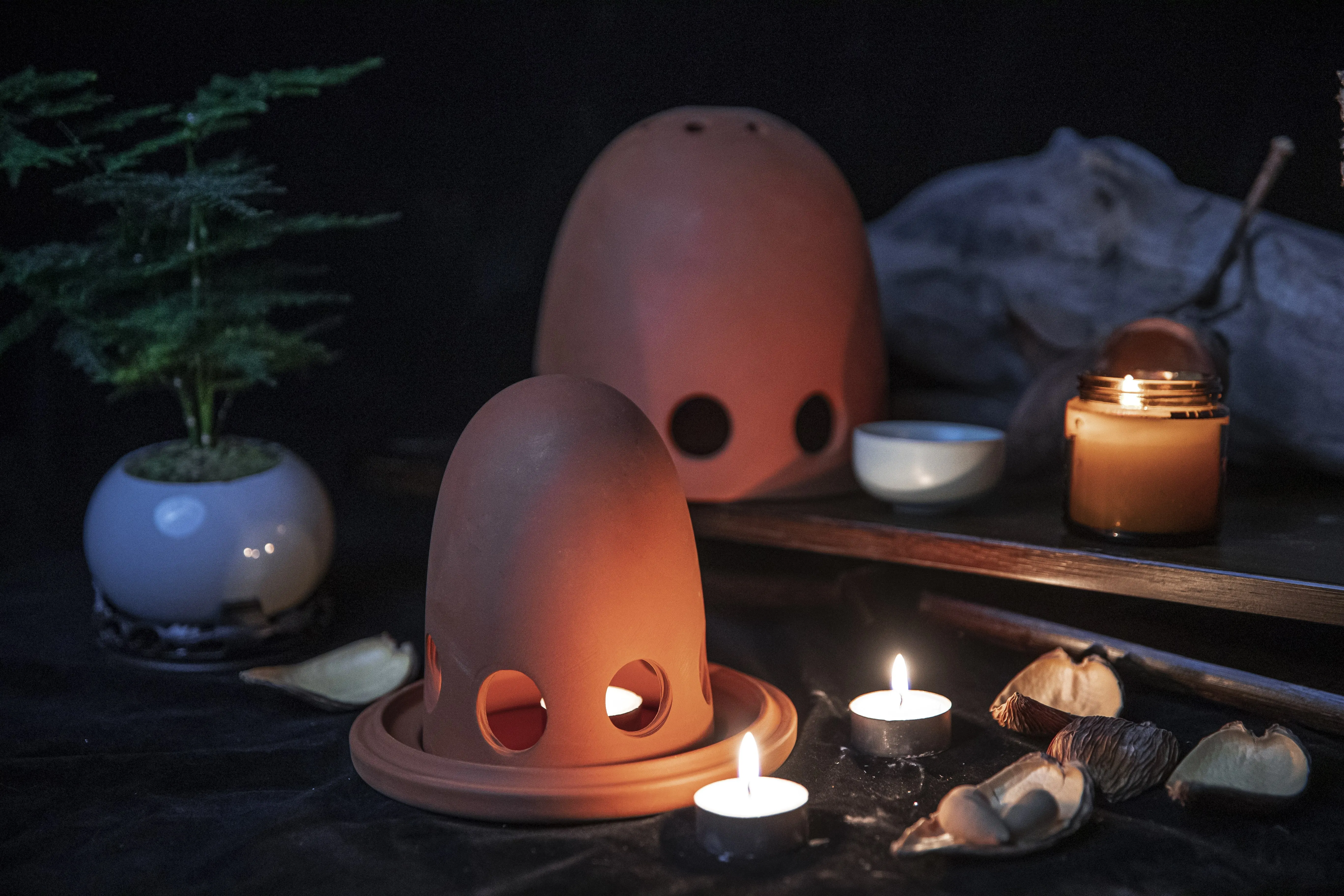 Primary color series, Double layer Candle Heater, Mini Stove, Type A