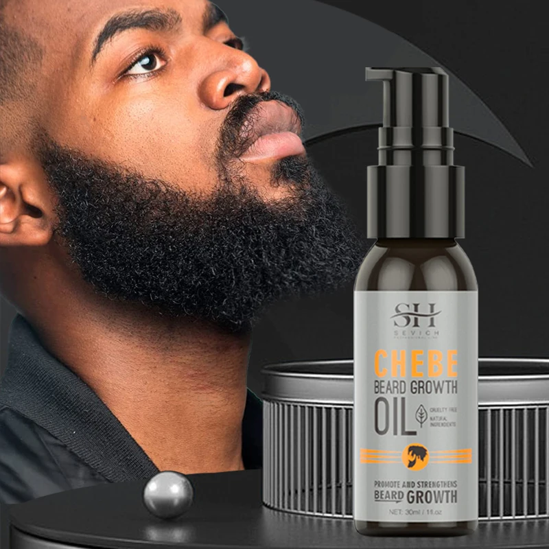30ml Hair Beard Fast Growth Serum Men Beard Nourishing Essential Oils Follicles Promote Nutrients Mustache  Care