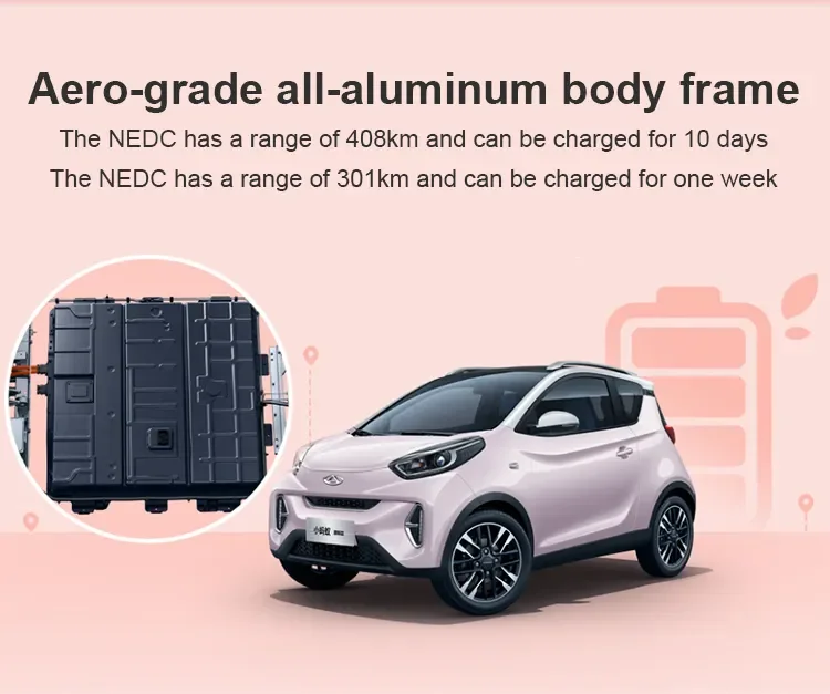 New Electric Car Energy Vehicle 3door 4seat Home Electric Mini Car Hand Drive Car Small Ant Mini Electric For Adult