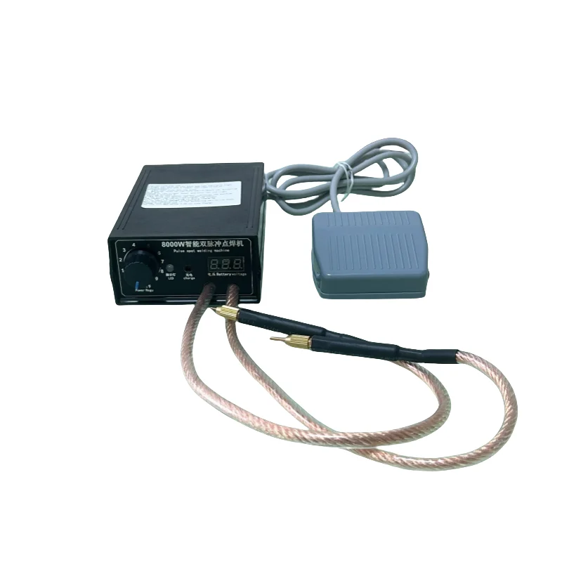 8000W Welder High Power Portable Handheld Current Adjustable Spot Welder Machine For Lithium Batteries Battery Pack Soldering
