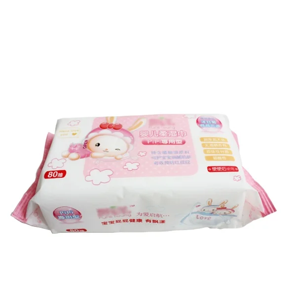 Free sample 99.9 pure water wipe baby things Disposable Dry Baby Wipes Custom Design