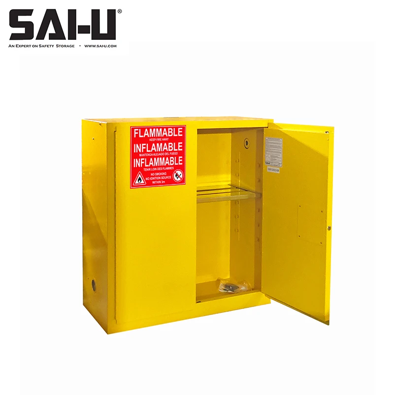 Laboratory and factory protection SAI-U SC0030Y Flammable Safety Cabinet Double Door Factory specific safety cabinet