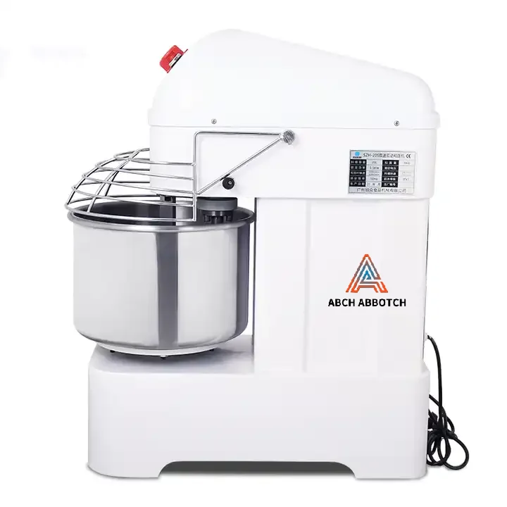 Commercial Stainless Steel 25kg Bakery Dough Mixer 20L Electric Spiral Kneading Machine Automatic Mixer for Large Dough Batches