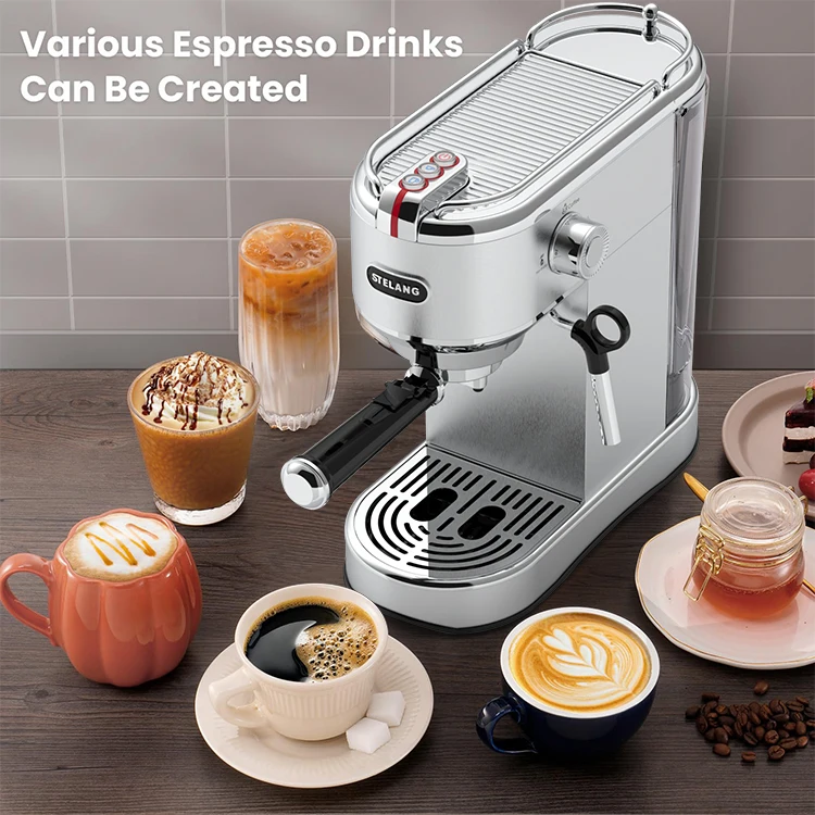 15 Bar Pump Pressure Espresso Cappuccino Maker Espresso Coffee Machine Maker In China