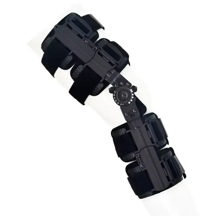 2023 Hinged Knee Brace Angle Adjustable ROM Walker Stabilization Hinged ACL Knee Brace