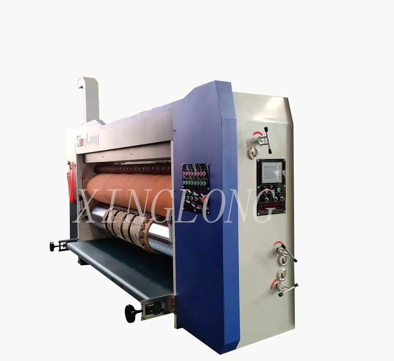 Carton Box Packing Corrugated Cardboard Rotary Die Cutting Machine Flexo Printing Pizza Box Machine