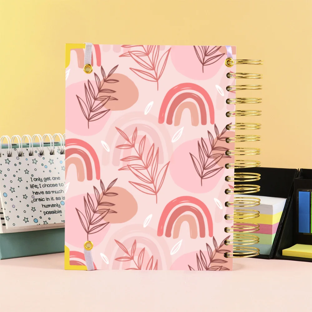 2025 Planner Hardcover Daily Weekly Spiral Undated Goals A5 Planners and Journals Agenda Planner Notebooks