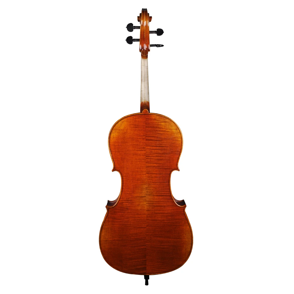 HC519 HEBIKUO Wholesale Cheap Music Instrument 4/4  Violin Handmade Advanced Cello Kits For Student
