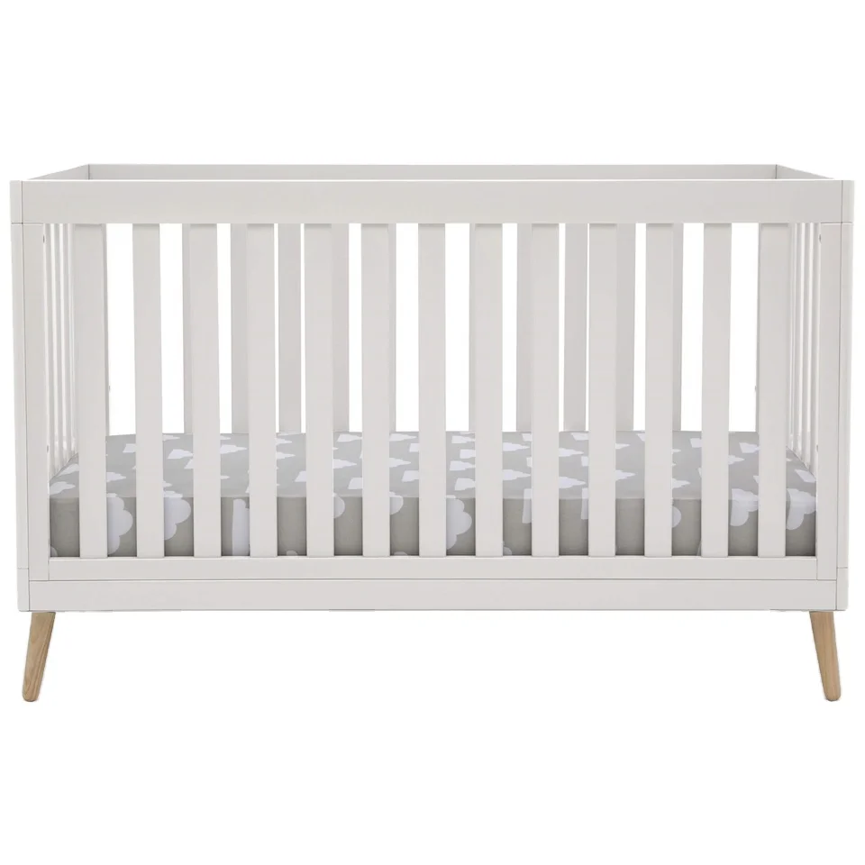 Baby crib bed wood Wood Baby Cot Furniture baby wooden cot