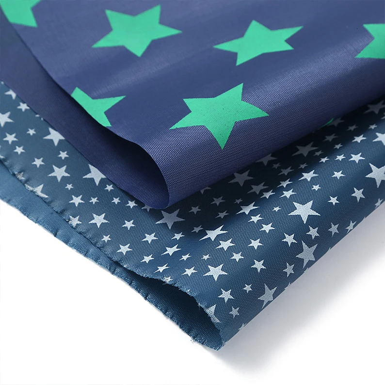 Custom polyester waterproof coated fabric 300D 600D printing oxford fabric