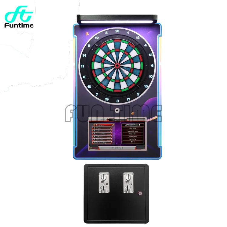 Coin Operated Darts Machine With Smart Online Match Darts Mini Plus Dart Game Machine for Game Center