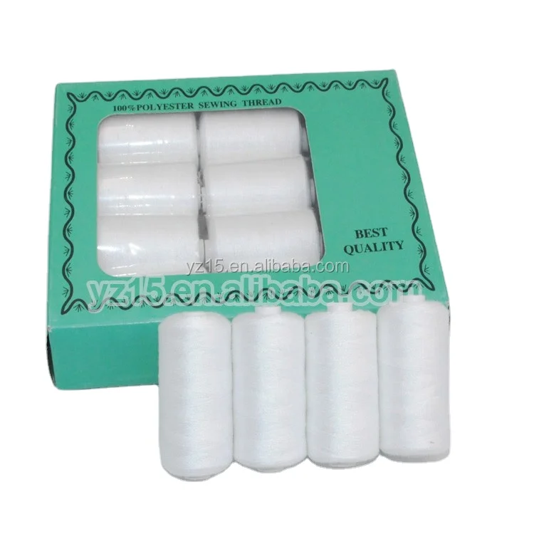 good price  factory-direct 500 yard best selling China  yiwu 40 2 100% polyester garments sewing thread
