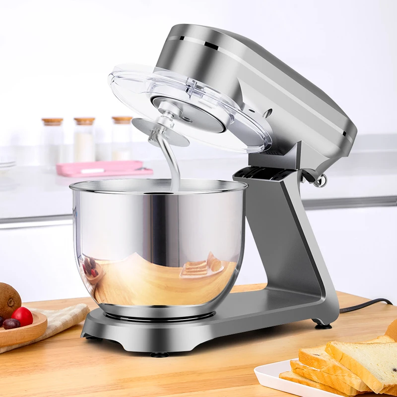 Household Cake Kitchen Food Processor Stand Mixer for Bakery 10+0 with LED Display Dough Foods Mixer