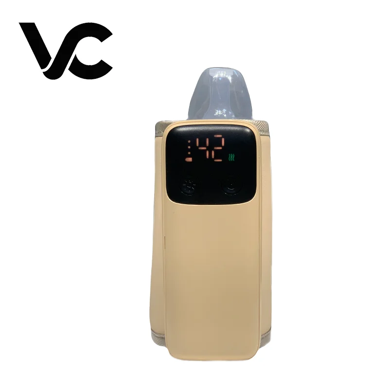 2024 Latest Customized Rechargeable 8000mah Intelligent Temperature Control Baby Milk Bottle Warmer With Led Light For Travel